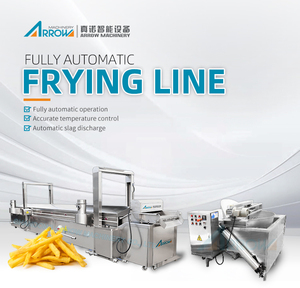 CE Certificate Hot Selling Industrial Continuous <b>Fryer</b> Snack Potato Chips Frying Machine Continuous Conveyor Belt Frying Machine - Product Image 2