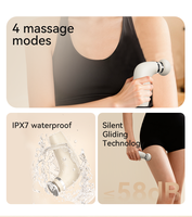 Mini appareil de massage électrique imperméable pour usage domestique, mini masseur vibrant électrique, mini masseur manuel