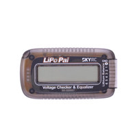 Vérificateur de tension de batterie LiPo SKYRC LiPo Pal 2S-6S avec fonction d'équilibrage des cellules, moniteur de tension LCD pour drone FPV, voiture RC, avion