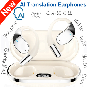 YYK-Q39 Thoải Mái Tai Móc Earbuds Không Dây Thể Thao Ai Thời Gian Thực Ngôn Ngữ Dịch Tai Nghe Thích Hợp Cho Du Lịch, Kinh Doanh - Product Image 1