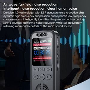 Grabadora de voz digital multifunción, dispositivo portátil de grabación de audio con pantalla a color para reuniones, clases, entrevistas, reproductor MP3 - Product Image 3