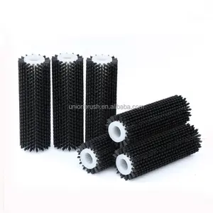 Polypropylene Sleeves Screw Joining Pin Cylindrical Brush Tufted Cylinder Roller Brushes