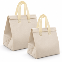 Sac isotherme imperméable personnalisé avec logo, doublure en aluminium pour sushis, gâteaux, restauration, livraison de plats à emporter