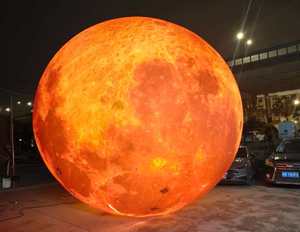 Decoración de Jardín con Temática Espacial Brillante para Exteriores y Exhibiciones de Eventos Festivos, Modelo de <span class=keywords><strong>Planeta</strong></span> Inflable con Luz LED - Product Image 6