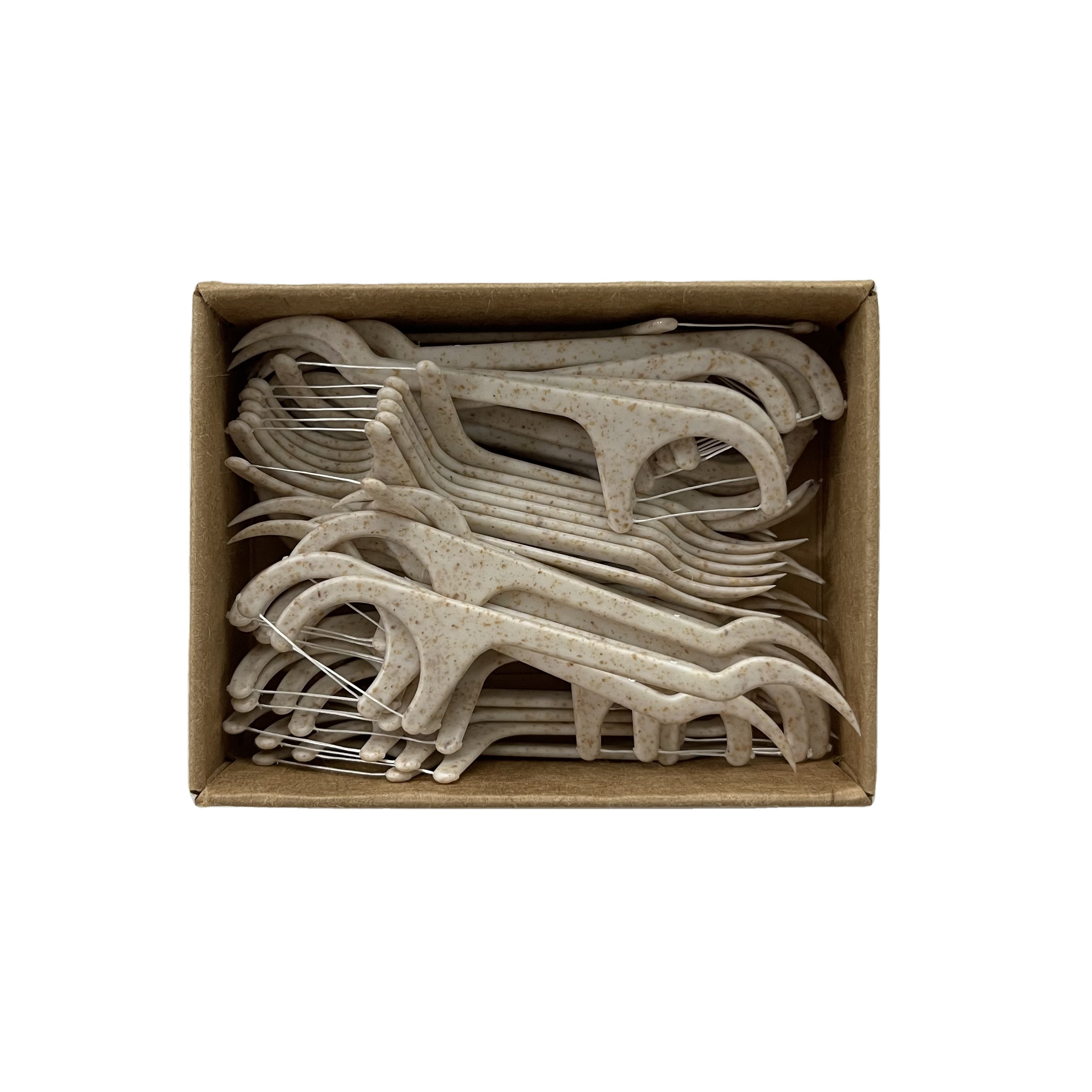 Новое поступление биоразлагаемые растительные зубные нити indidually завернутый зубные нити