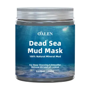 OEM ODM最佳毛孔清洁剂天然植物提取物面部泥面膜死海