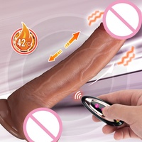 Gode télécommandé vibrateur jouets sexuels pour femmes jeux de couples vrai gode poussée G Spotter Massage USB charge magnétique %
