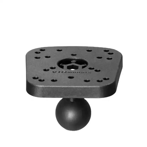 Support universel pour détecteur de poissons de kayak - Base à rotule de 1,5 pouces pour Garmin, Lowrance, Scotty et plus |   Support de caméra d'action à dégagement rapide - Product Image 2