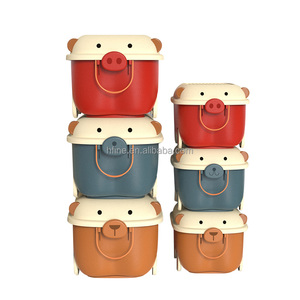 Large capacity plastic toy storage container kids toy organizer storage boxes & bins with lid