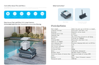 Robot nettoyeur automatique Robot de piscine