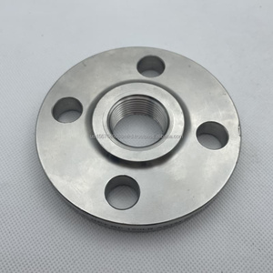 3/4" Ss 304 250mm 2 1/16" <b>Weld</b> Neck Stainless Steel Threaded Flange - Product Image 1