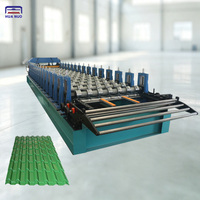 Machine de formage de rouleaux pour tuiles en acier coloré verni avec composants de base à roulements, haute productivité