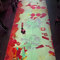 Projection de sol interactive à l'extérieur Visuels engageants et amusant Chaque événement