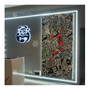 Thời trang hiện đại Giày showroom thiết kế trang trí bán lẻ Wall Mount Giày hiển thị Kệ chiếu sáng Acrylic Sneaker kệ cho giày - Product Image 6