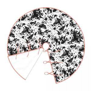 Nouvelle fête de Noël Western Camo Cow <span class=keywords><strong>Aztec</strong></span> Print Jupe d'arbre de Noël - Product Image 4