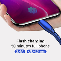 2024 nouvelle arrivée câble de charge usb mirco port usb 2.4A charge rapide pour android pour téléphone portable