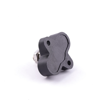 Barre omnibus isolée M6/M8 simple 12-48V CC, bloc de distribution d'alimentation rouge/noir, borne de batterie pour VR, marine, bateau, solaire