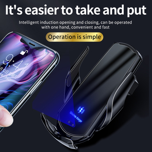 Chargeur <span class=keywords><strong>de</strong></span> voiture <span class=keywords><strong>sans</strong></span> <span class=keywords><strong>fil</strong></span> magnétique intelligent certifié Low Mow avec capteur, <span class=keywords><strong>charge</strong></span> rapide 15W QC3.0 pour support <span class=keywords><strong>de</strong></span> téléphone <span class=keywords><strong>de</strong></span> voiture Q3 - Product Image 5