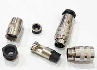 Connecteur d'aviation M16 16mm C09 J09 2/3/4/5/6/7/8/12/16/19/24 broches, prise mâle étanche pour l'aviation