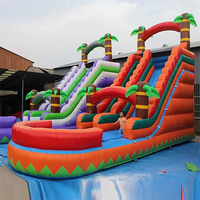 Château plein d'entrain blanc de location commerciale pour le mariage avec ballon de plage géant gonflable de fosse à balles et de toboggan