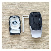Vente en gros de porte-clés Mercedes pour véhicule Mise à niveau 3 boutons Benz Car Smart Key Cover Fobs Case avec clé d'urgence Housse en silicone