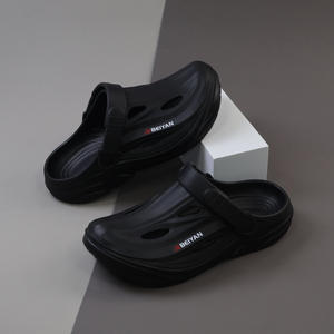 รองเท้าแตะผู้ชาย Beiyang สำหรับฤดูร้อน แบบสวมใส่กลางแจ้ง กันลื่น พื้นหนา EVA ปิดนิ้วเท้า รองเท้ากีฬา รองเท้าขับรถ ส้นกลาง 2-3 ซม. - Product Image 5