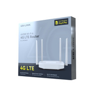 Routeur 4G LTE LB-LINK CPE450AX avec emplacement Nano SIM, WiFi6 AX300, fonction VoIP, 150 Mbps, 2.4G, routeur domestique haute vitesse