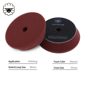 دائم <span class=keywords><strong>3</strong></span> بوصة وسادة رغوة إزالة دوامة تلميع السيارة قطع ضوء تلميع سيارة وسادة تلميع الإسفنج التلميع - Product Image 5