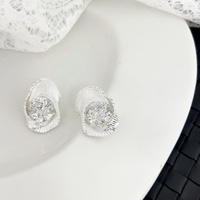 Vente directe d'usine : Boucles d'oreilles clous en cuivre de créateur exquises pour femmes, bijoux de fête, cadeaux tendance et à la mode