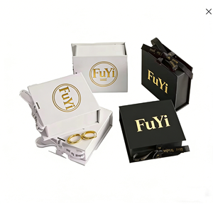 Best-selling wholesale jewelry <b>box</b> for custom logo, pendant, earrings <b>storage</b> and packaging, with ribbon and <b>cardboard</b> <b>box</b>. - Product Image 6