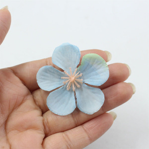 Fleurs artificielles uniques de cerisier en soie, pétales pour décoration de mariage, accessoires de coiffure, fournitures artisanales - Product Image 5
