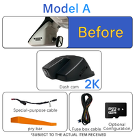 Caméra embarquée 4G HOLROADX Plug & Play pour JEEP Renegade, enregistreur vidéo double objectif, mode stationnement 24H, DVR, boîte noire Plug & Play 2015-2024