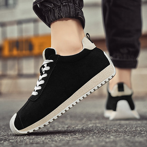 Chaussures pour hommes, nouveau style, tendance, polyvalentes, baskets décontractées, semelles épaisses, style rehaussant la taille, en PU - Product Image 4