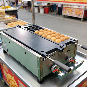 30 Unidades <span class=keywords><strong>de</strong></span> Mini Máquinas <span class=keywords><strong>de</strong></span> Burbujas <span class=keywords><strong>de</strong></span> Gas, Grado Comercial, 2800Pa, Antiadherentes, para Waffles Belgas, Equipo para Comida Callejera - Product Image 2