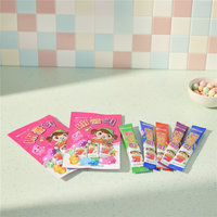 OEM ODM Korean Free Sample Sugar Customised Sweets China Factory Kids Snacks Confectionery Fruity Semi-Soft 12 Box Bulk