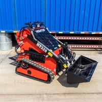 Kleiner Raupenlader für Haus, Hof, Garten, mit Rutschfestem Pedal, Platzsparend, Sicher und Einfach zu Bedienen