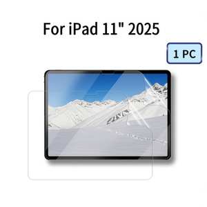 Protection d'écran en PET lisse LX Tech pour iPad 11 pouces 2025 10,9 pouces, film protecteur HD transparent en PET, installation facile, résistant aux rayures - Product Image 1
