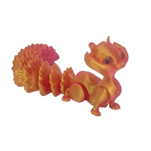 Modelo de Juguete de Ardilla Impreso en 3D OEM, Adorno Creativo con Articulaciones Móviles para Habitación Infantil, de Plástico, para Amantes de los Dinosaurios, Directo de Fábrica - Product Image 1