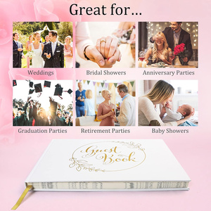 Libro de Visitas Personalizado A5, Libro de Invitados para Boda, Libro de Deseos, Cosido con Hilo, Tapa Dura, Libro de Firmas y Mensajes - Product Image 3