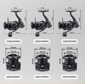 <span class=keywords><strong>Moulinet</strong></span> à pêche SH III <span class=keywords><strong>ultra</strong></span> léger en fibre de carbone, sans jeu, résistant à l'eau, haute vitesse, ligne de pêche, jigging, pêche en rivière, leurre, appât - Product Image 5