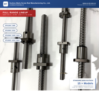 Vis à billes SFU2005 SFU2510 avec écrou, vis de mouvement linéaire de précision roulée C7, longueur et usinage des extrémités sur mesure pour l'automatisation CNC