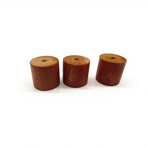 Perles en bois rondes faites à la main écologiques pour la fabrication de bijoux - Artisanat indien durable multicolore FAIZA CRAFT - Product Image 1