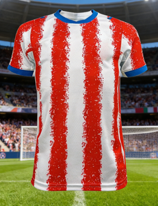 Maglia da Calcio Paraguay 2026 Nuova Los Guaranies Gómez Balbuena Enciso Manica Corta Stampata 100% Poliestere Asciugatura Rapida Traspirante - Product Image 1