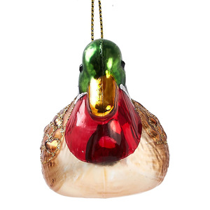 Décorations de Noël suspendues originales, canard de ferme en verre soufflé à la main, ornements d'<span class=keywords><strong>arbre</strong></span>, décorations de vacances, Noël à la maison - Product Image 4