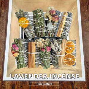 Kit de cône d'<span class=keywords><strong>encens</strong></span> organique de <span class=keywords><strong>sauge</strong></span> blanche de Californie Palo Santo Dragon Blood Sage Diffuseur de taches nettoyant thérapeutique religieux - Product Image 3