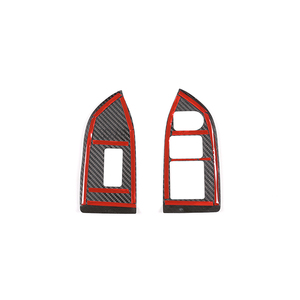 Per Toyota 86/Subaru BRZ 2012-2021 in vera fibra di carbonio accessori per interni in vetro alzate il pulsante cornice decorativa - Product Image 4