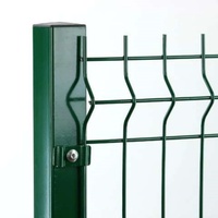 Aangepaste Hoge Kwaliteit Outdoor Tuin 3d Metalen Gebogen Gelaste Gaas Hek Voor Hek Paneel Pvc Hek