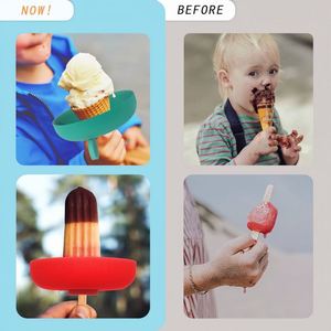 Meilleures ventes : Supports à sucettes glacées en silicone portables et anti-goutte pour enfants, réutilisables, 2-en-1 - Product Image 5