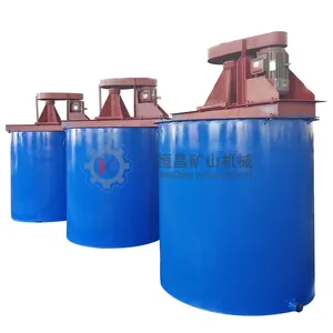 10% descuento doble impulsor único barril de lixiviación de oro equipo de flotación minera tanque de agitación Mineral planta minera de cobre