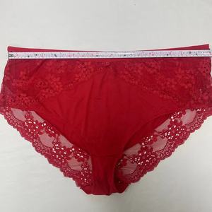 Venta al por mayor Mix Lace Panties Ropa interior de mujer 2024 Tallas grandes Algodón Calcinha <span class=keywords><strong>Com</strong></span> Cintura Alta Calzoncillos sin costuras para mujer-P - Product Image 3
